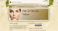 Desktop Screenshot of bellasolmedspaca.com